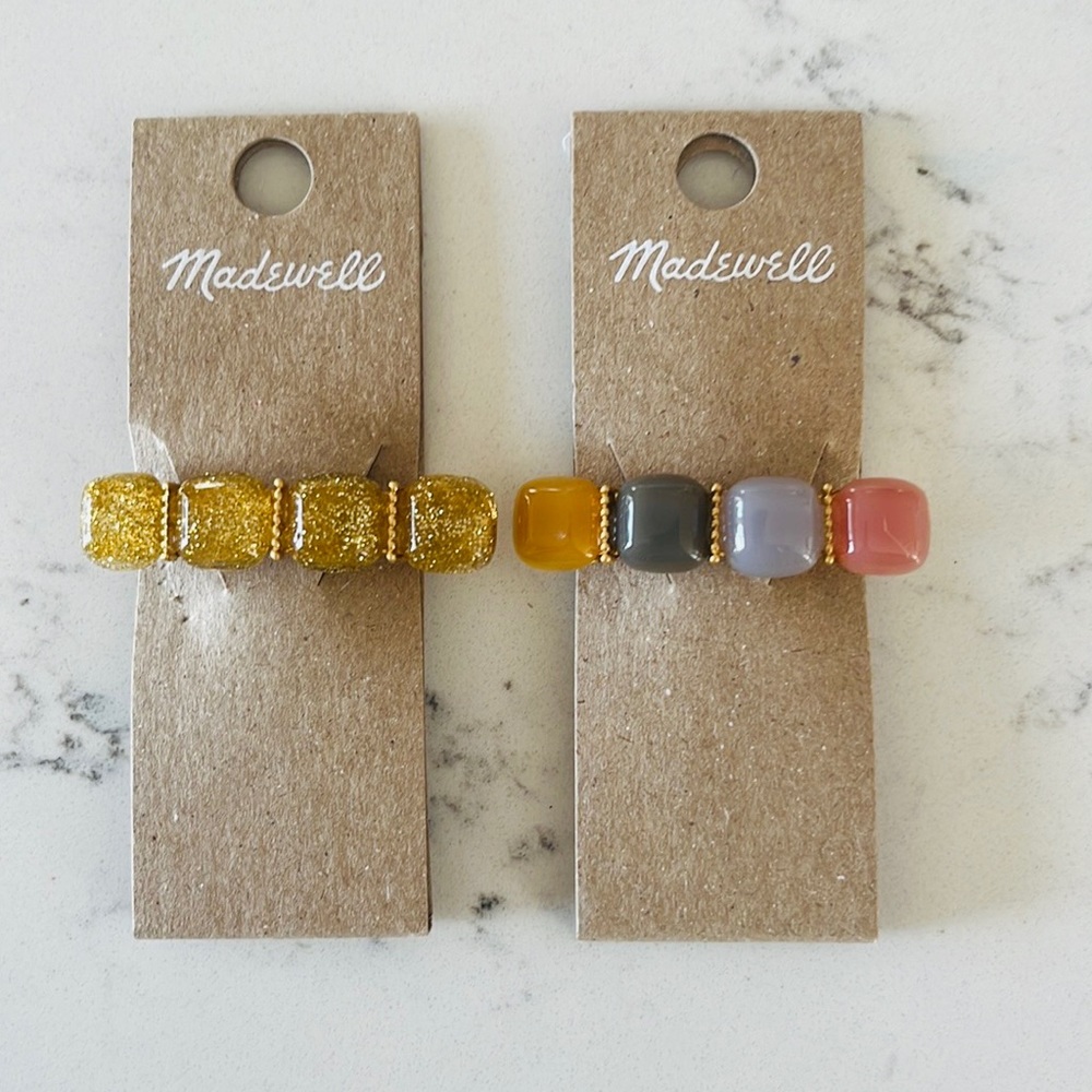 Madewell Chunky Acetate Hair Clip. - Picture 15 of 15